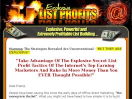 Go to: Hot List Building Products Gives You 75% Commission.