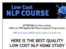 Go to: Low Cost NLP Home Study Course Guide