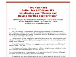 Go to: Man's Easy Guide To Sex Book