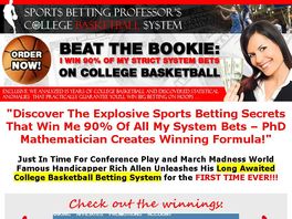 Go to: Sports Betting Professor's College Basketball Betting System