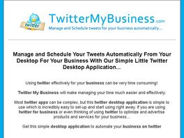 Go to: Twitter Desktop Application For Businesses
