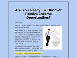 Go to: Passive Income Opportunities