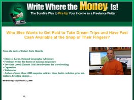 Go to: Write Where The Money Is