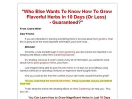 Go to: Herb Gardening Exposed.
