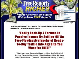 Go to: Get Easy Traffic And Income With Free Reports Riches