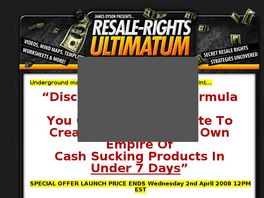 Go to: Resale Rights Ultimatum.