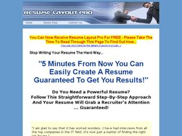 Go to: Stop Writing Your Resume The Hard Way!