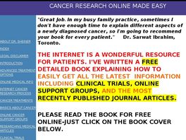 Go to: Cancer Research Online Made Easy