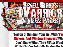 Go to: Resell Rights Warrior - Affiliates Earn 50% Commissions