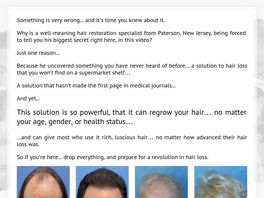 Go to: 2016 New Hair Loss Angle Converts Like Crazy