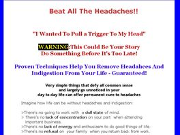 Go to: How To Stop Headaches And Indigestion.
