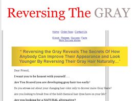 Go to: Natural Remedy To Reverse Gray Hair - Massive Conversion Rate!!