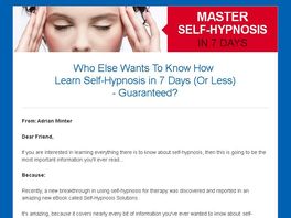 Go to: Self Hypnosis Solutions