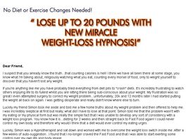 Go to: Earn $15 per sale! 7% Conversion Rate! Hypnosis Weight Loss Product