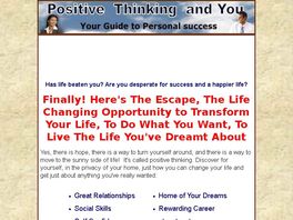 Go to: Positive Thinking And You.
