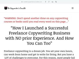 Go to: Starting A Freelance Copywriting Guide