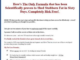 Go to: Fat Loss Formula - Crazy Conversions, Just Released 20th October 2011
