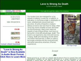 Go to: Love Is Strong As Death- By Rick & Nancy Fleeter- Audio Book