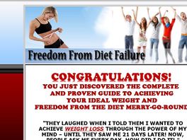 Go to: Freedom From Weightloss Failure