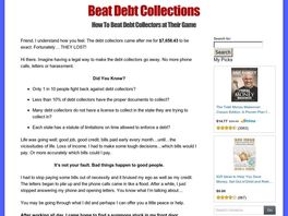 Go to: Beat Debt Collections