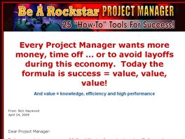 Go to: Rock Star Project Management Ebook.
