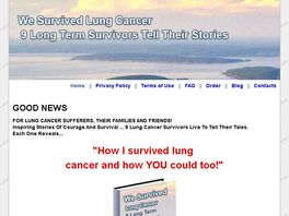 Go to: We Survived Lung Cancer