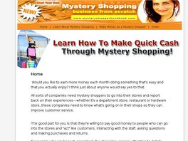 Go to: The Mystery Shopper Handbook