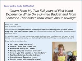 Go to: How To Start A Clothing Line E-book And Community!