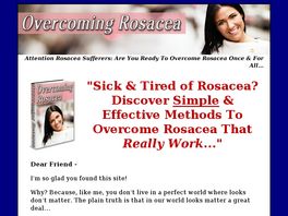Go to: Overcoming Rosacea - * $18.67 Payout! 55% Commission!