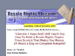 Go to: Resale Rights Blueprint By John Thornhill