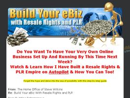 Go to: Build Your Ebiz With Resale Rights And PLR