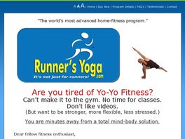 Go to: Runners Yoga 30-minute Home Program - Earn 50