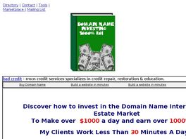 Go to: Secret Domain Name Investing 1000% Roi.