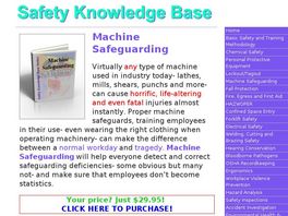 Go to: Machine Safeguarding To Prevent Tragic Injurues.