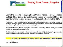 Go to: Buying Bank Owned Bargains