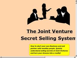 Go to: The Joint Venture Secret Selling System