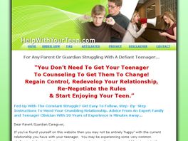 Go to: Help With Your Teen