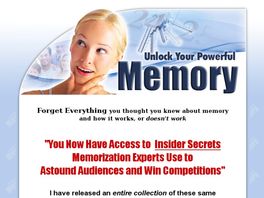 Go to: Unlock Your Powerful Memory--75% Commission & High Conversions.