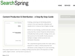 Go to: Web Content Production & Distribution - A Step-By-Step Guide.