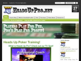 Go to: Heads Up Pro.