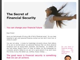 Go to: The Secret Of Financial Security.