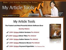 Go to: Article Marketing Software - My Article Tools