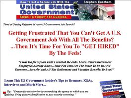 Go to: Guide To 'How To Get A Secure Job With The US Government'.