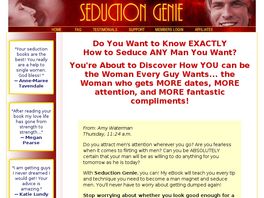 Go to: Seduction Genie - How To Attract Men For Women