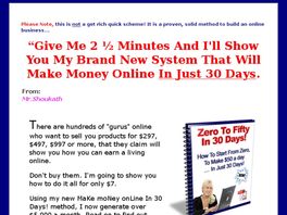 Go to: How To Make MoneY OnLine Within 30 Days !