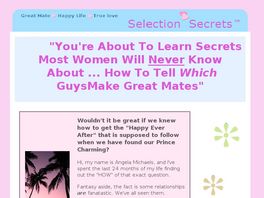 Go to: Selection Secrets.