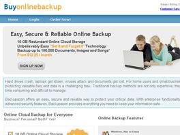 Go to: Buy Online Backup.