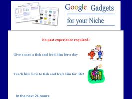 Go to: Google Gadgets For Your Niche.