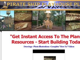 Go to: Pirate Ship Playhouse Plans
