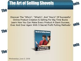 Go to: 'The Art Of Selling Shovels' E-book.